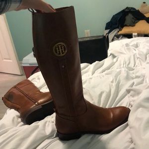 Tommy Hilfiger Caramel Riding Boots